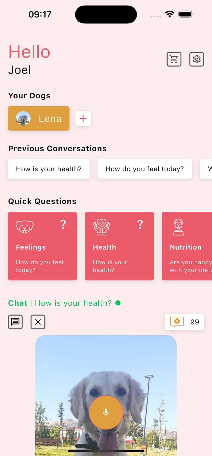 App screenshot