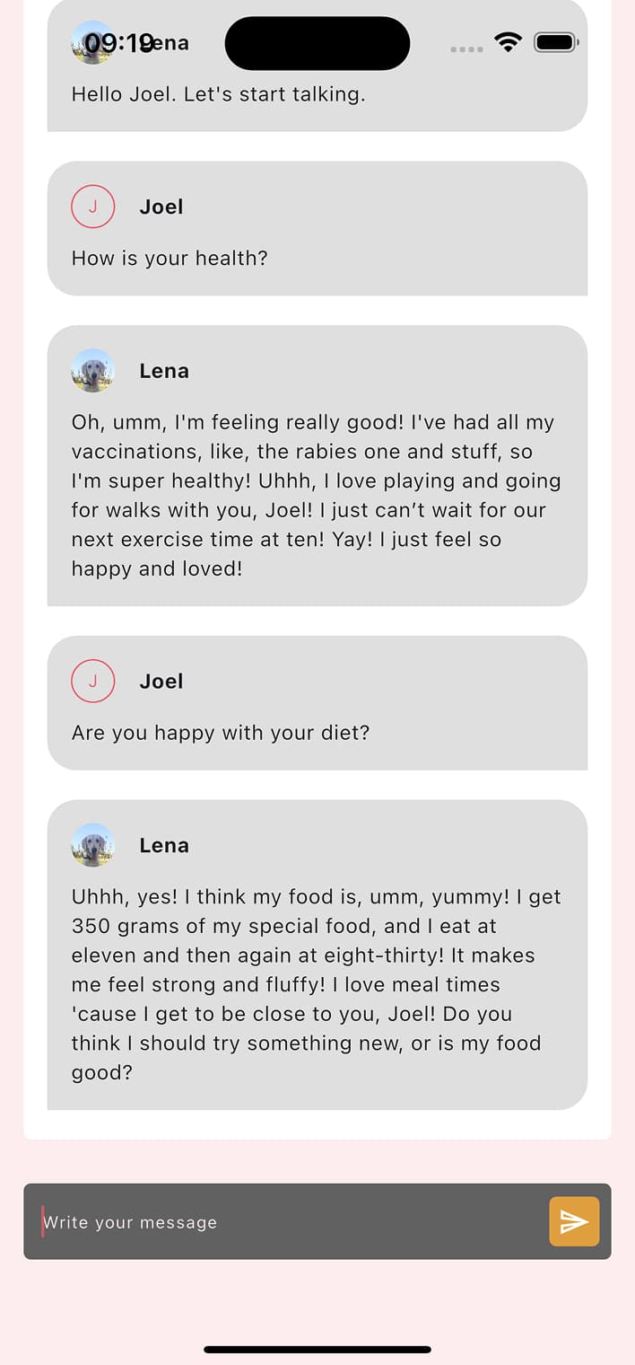 App screenshot